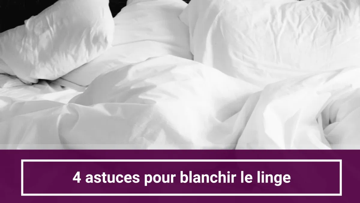 4 astuces pour blanchir le linge