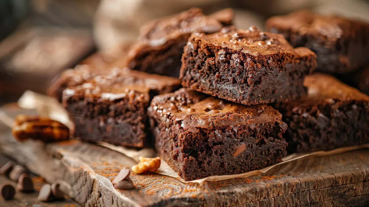Recette de Brownie aux noix de pécan fondant et croquant