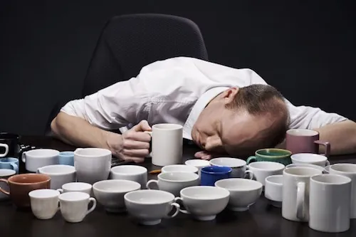 Plus on est fatigués, moins le café n'a d'effet