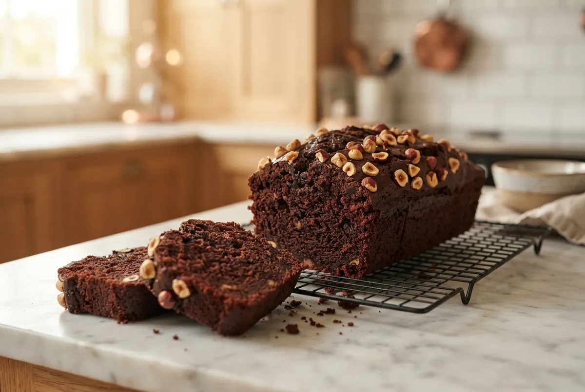 Cake au chocolat et aux noisettes : la recette de grand-mère