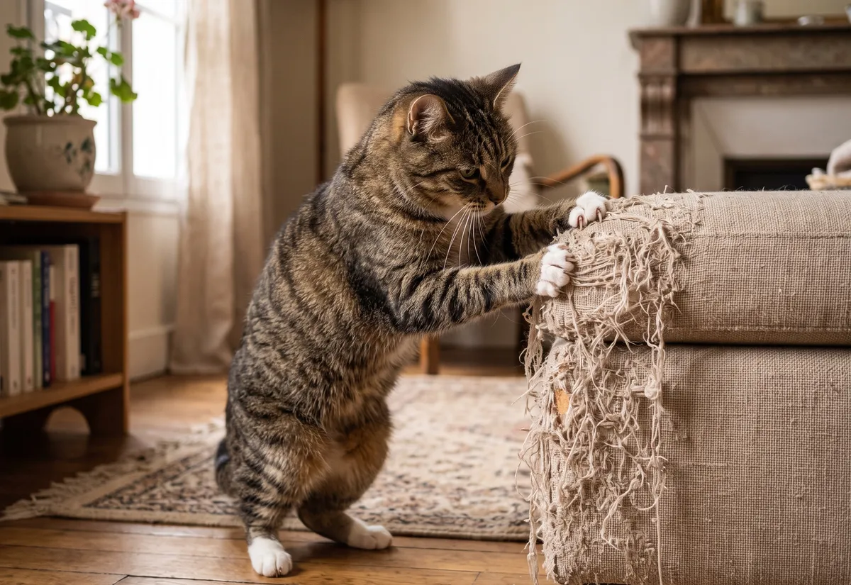 Comment empêcher un chat de faire ses griffes sur vos meubles ?