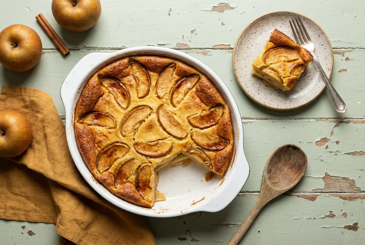 Clafoutis aux pommes : la recette de grand-mère