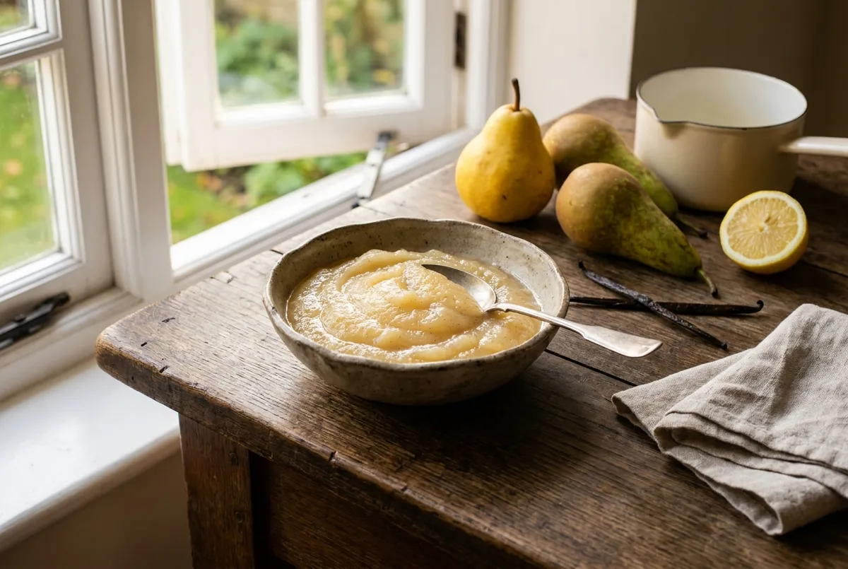 Compote de poires facile : la recette maison à la vanille
