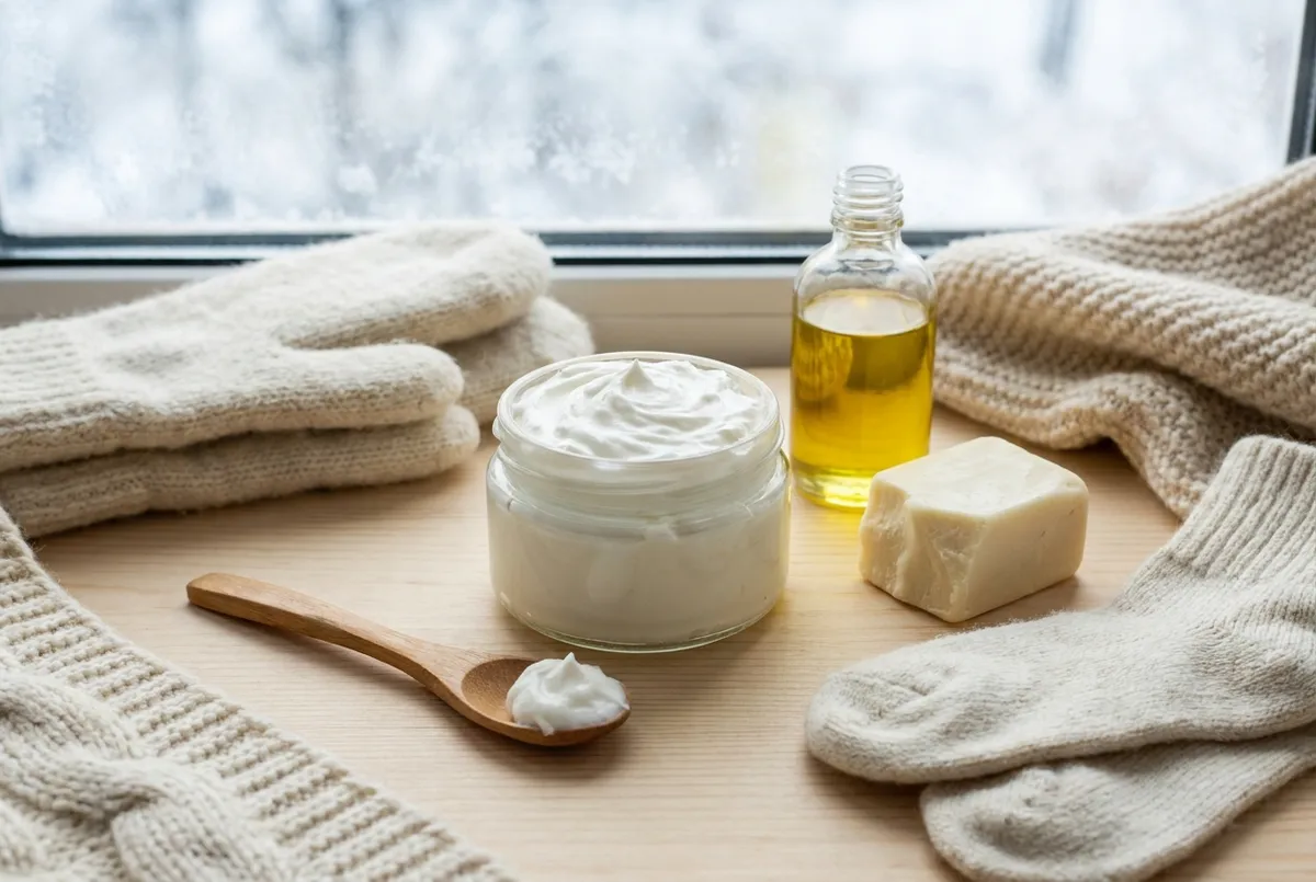 Crème maison pour les engelures des mains et des pieds