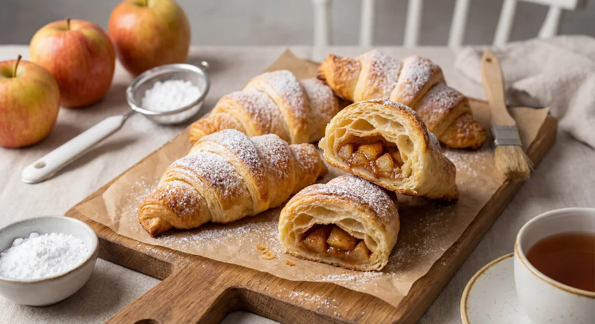 Croissants aux pommes maison