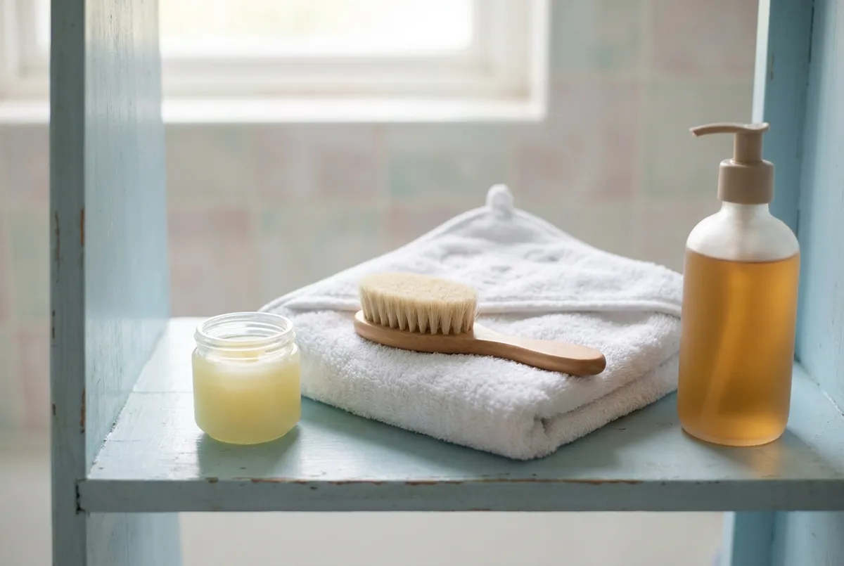 Comment enlever les croûtes de lait de bébé ?