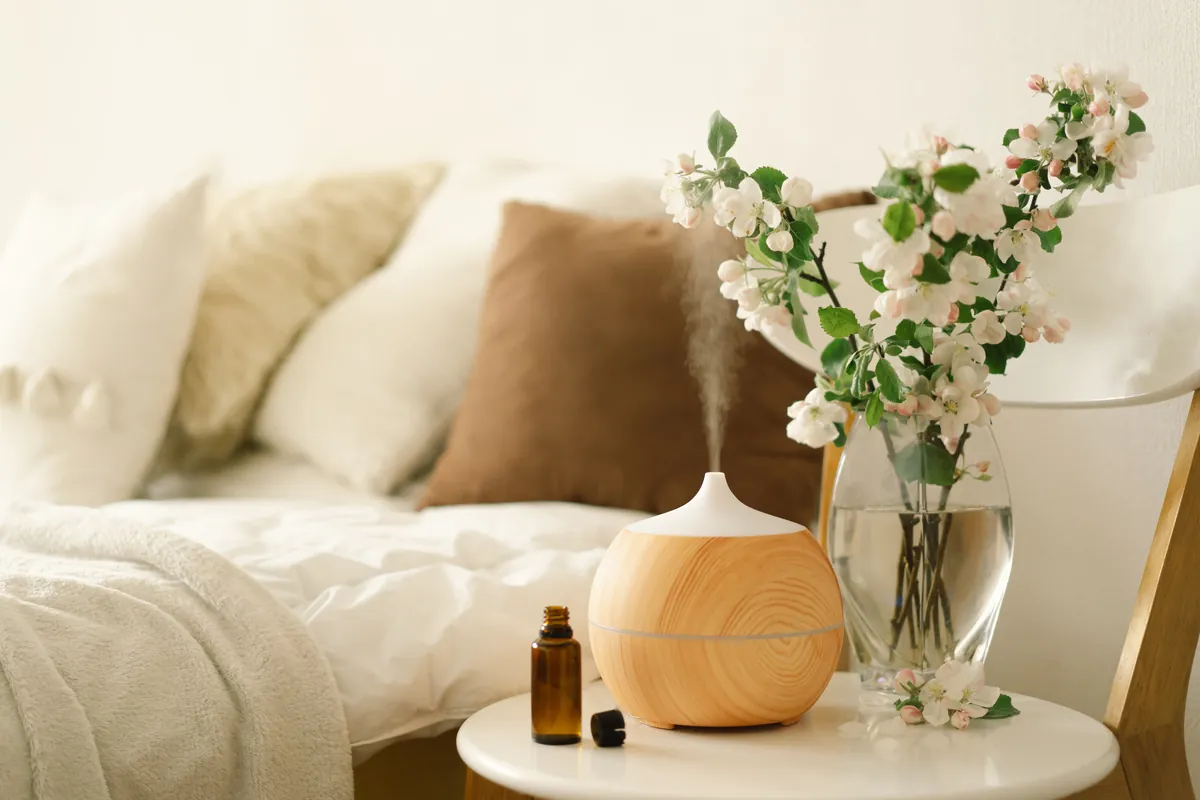 Diffuseur d'huile essentielle de citronnelle pour éloigner les moustiques dans la maison