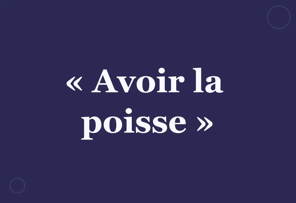 Avoir la poisse : d'où vient l'expression ?