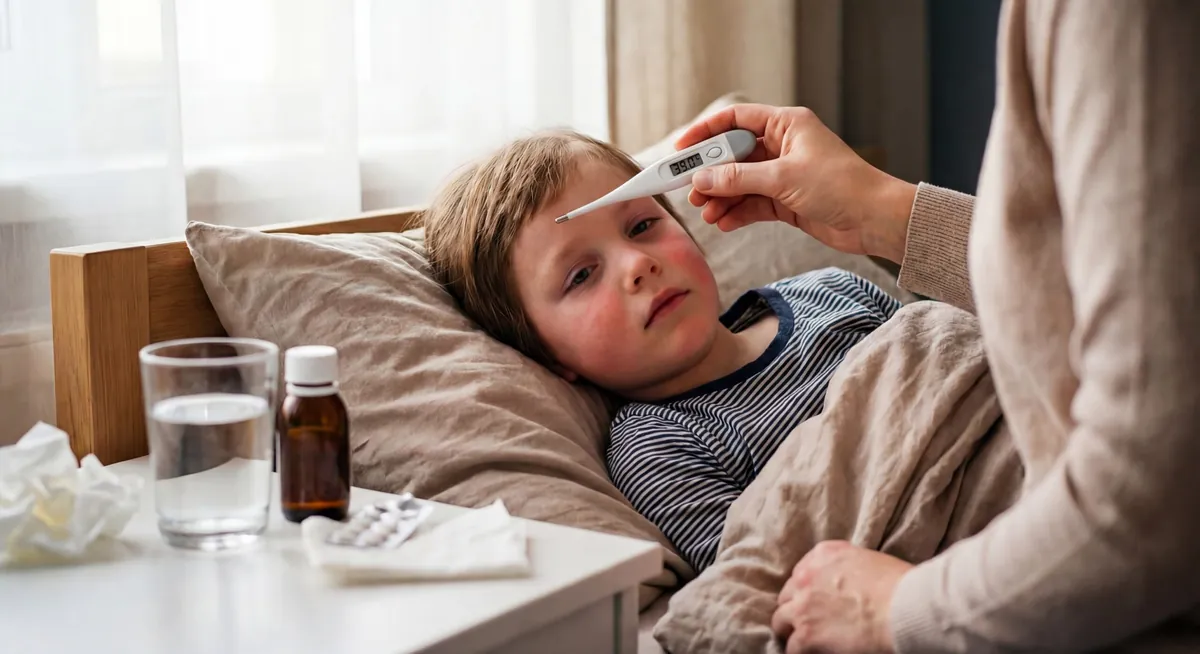 Comment faire baisser la fièvre chez l'enfant ?