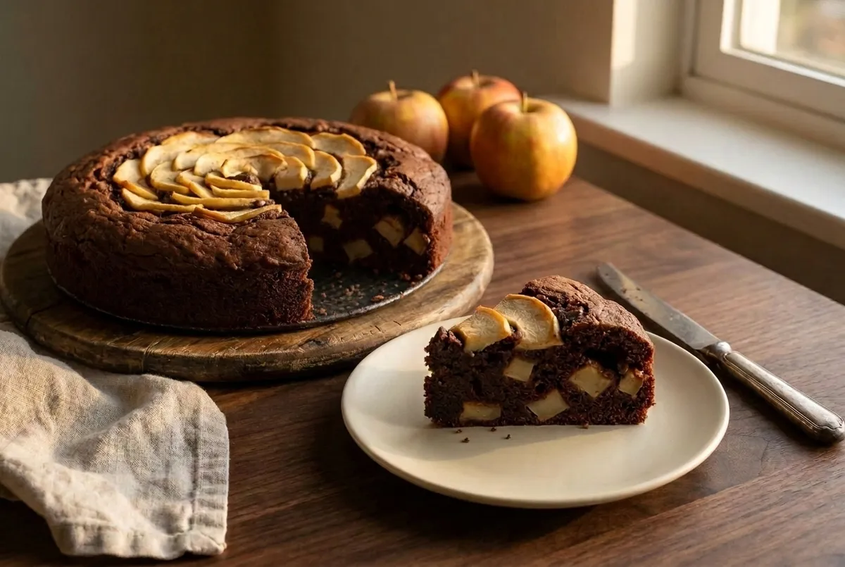 Gâteau pomme chocolat moelleux, notre recette de famille