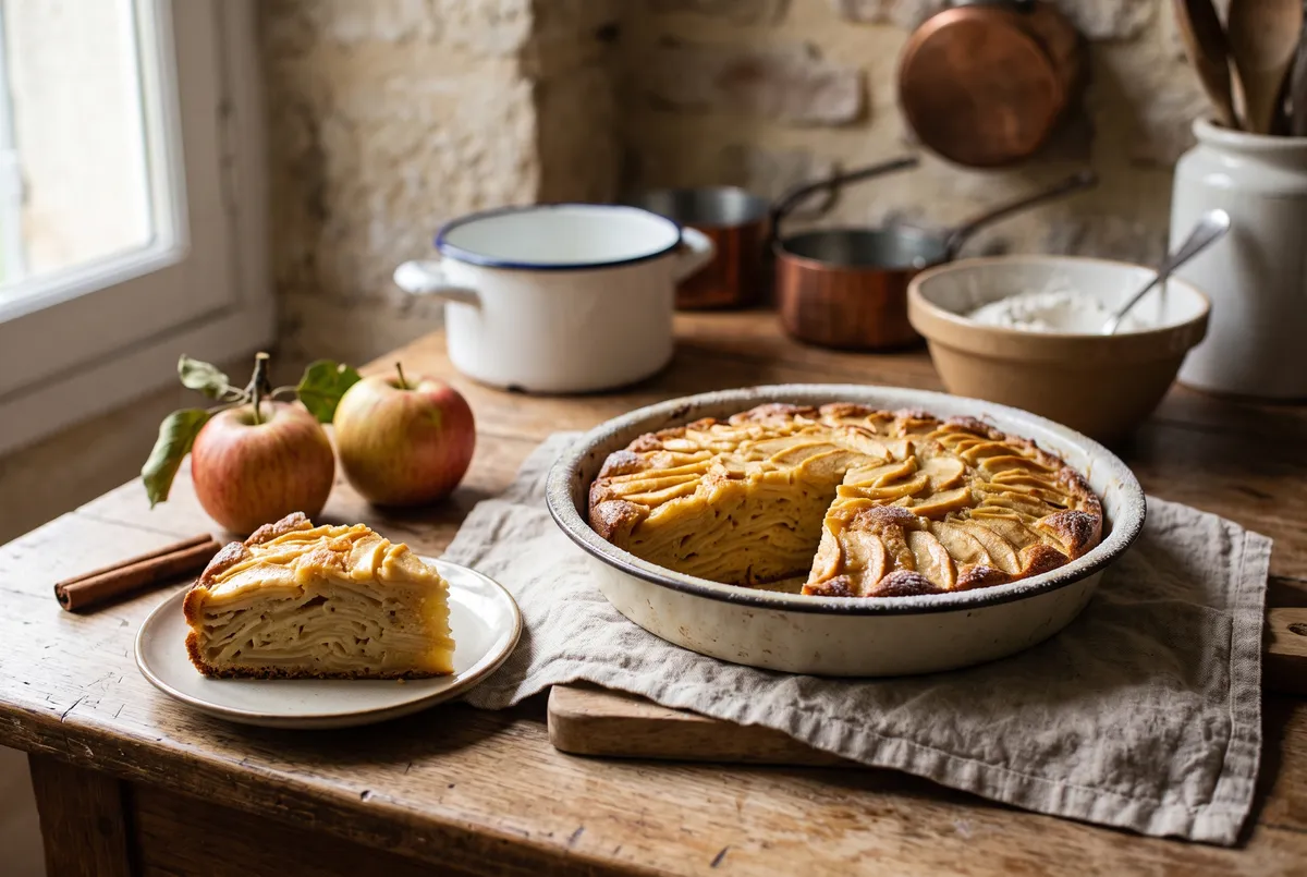 Recette du gâteau aux pommes de grand-mère