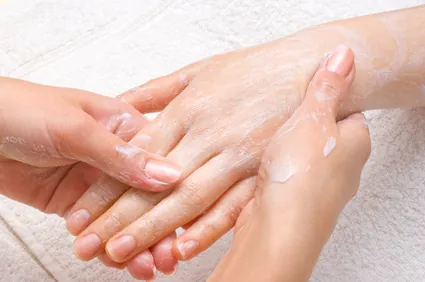 Gommage des mains