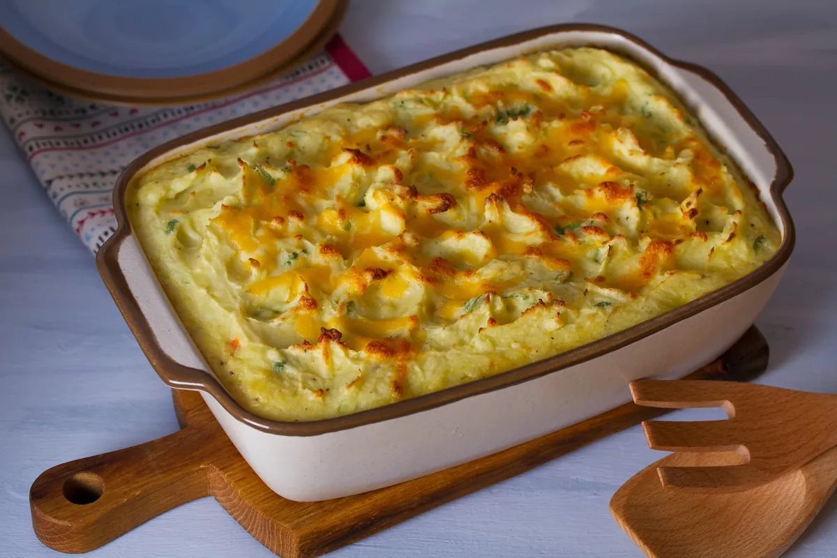 Recette de gratin de saumon et pommes de terre