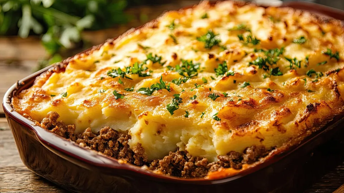 Recette de hachis parmentier au bœuf