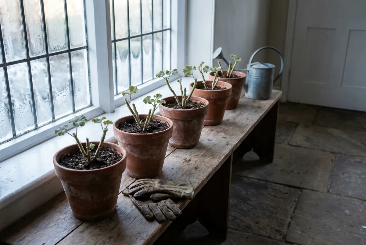 Géraniums en hiver, comment les garder jusqu'au printemps
