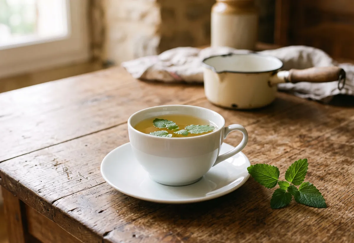 Recette de l'infusion de mélisse
