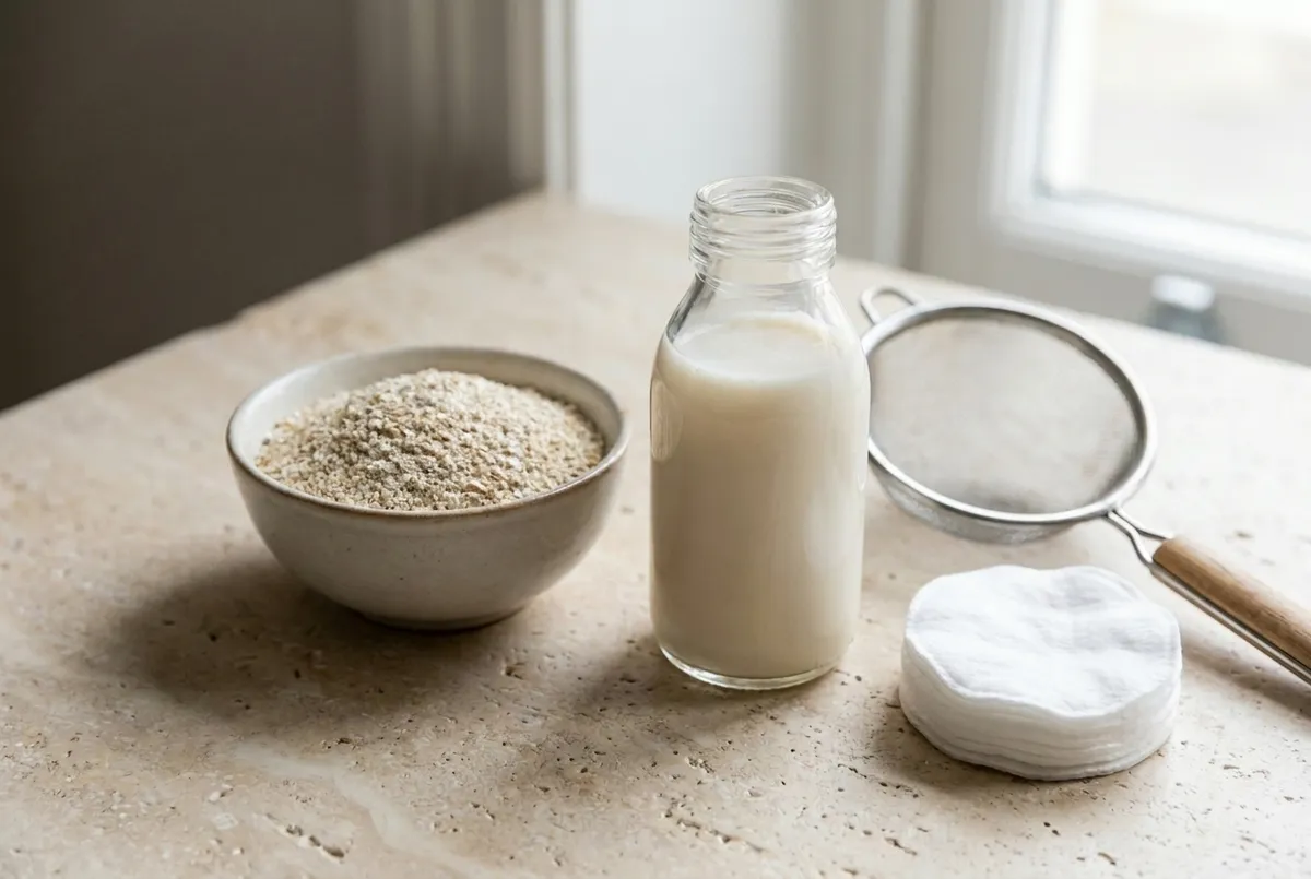 Comment faire une lotion au son d'avoine pour l'eczéma ?