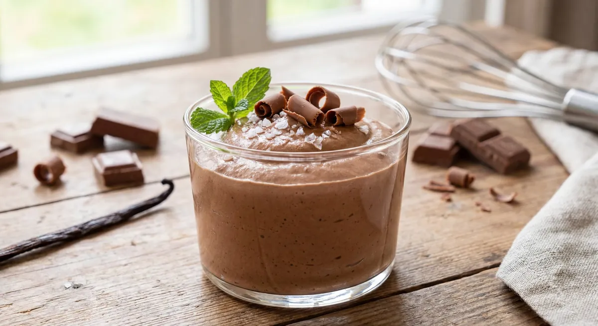 Mousse au chocolat au lait onctueuse