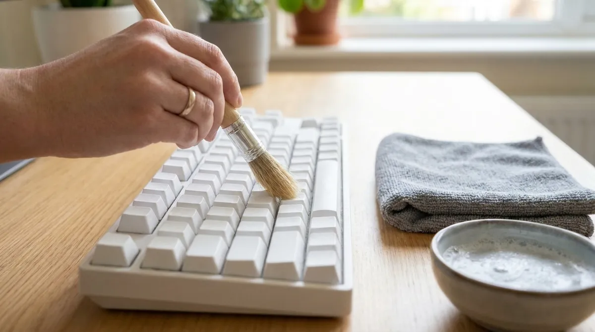 Nettoyer un clavier d'ordinateur sans l'abîmer