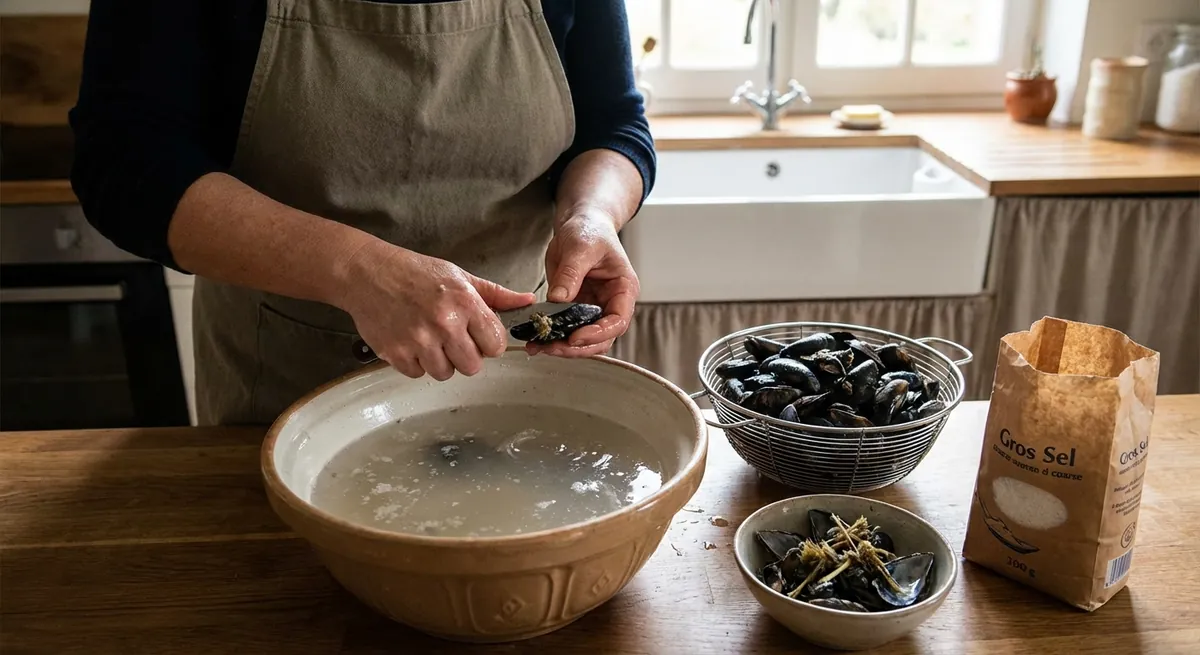 Comment nettoyer des moules ?