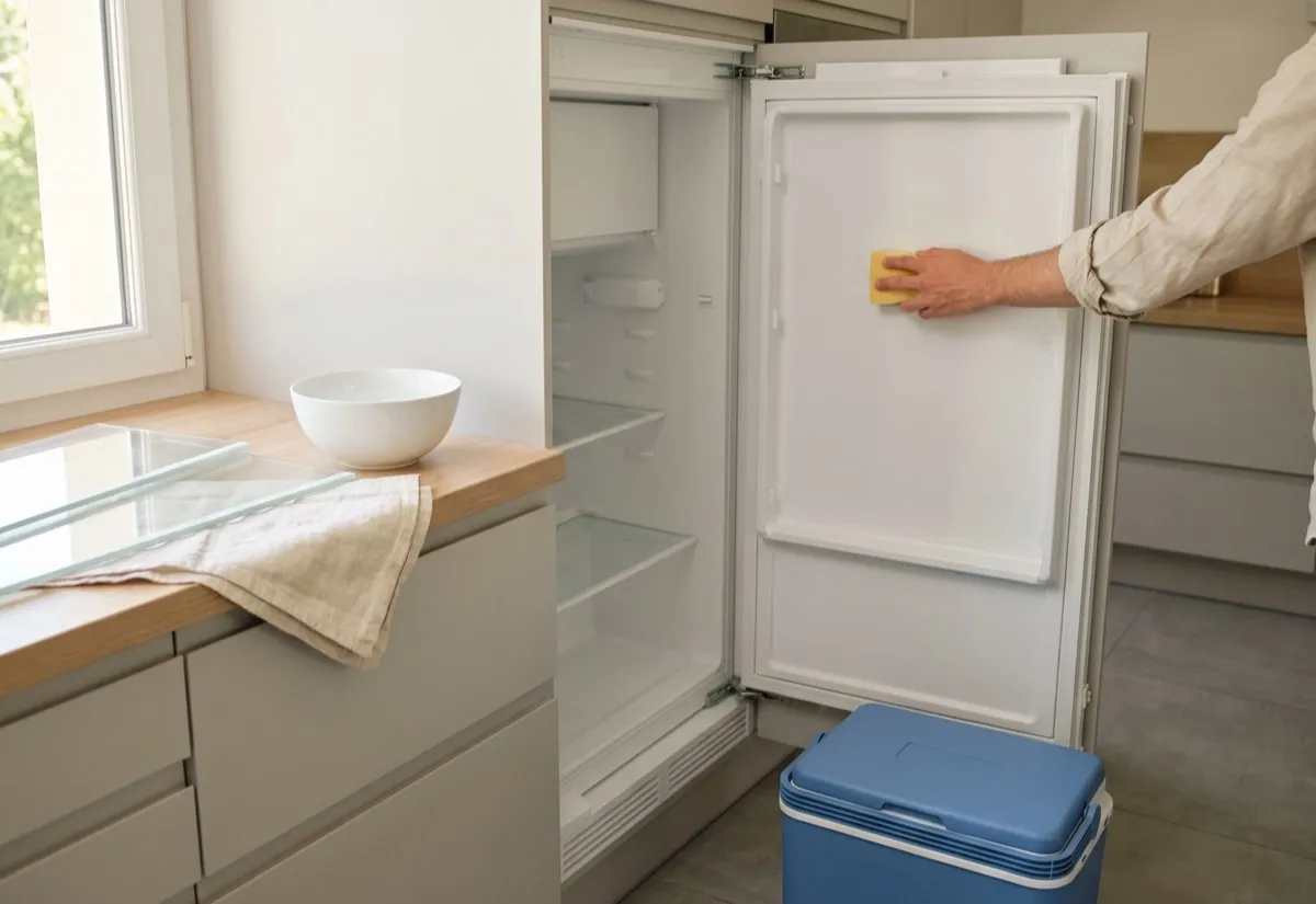 Nettoyer un frigo au vinaigre blanc, étape par étape