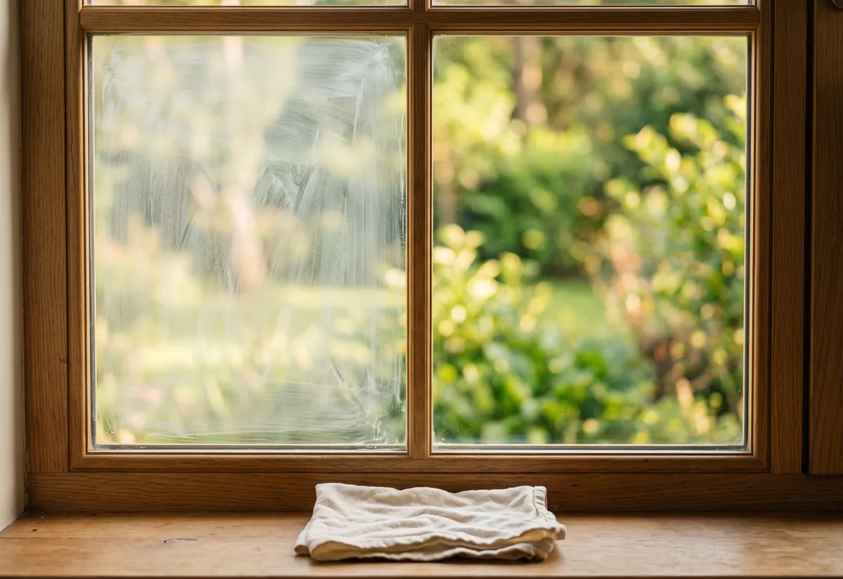 Nettoyer les vitres avec du blanc de Meudon