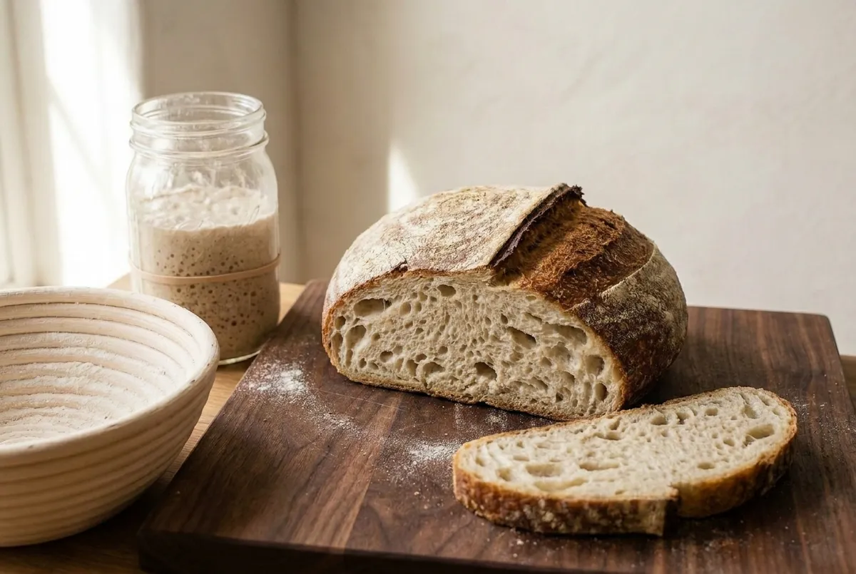 Recette du pain au levain maison, levain naturel compris
