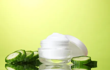 Peau grasse : masque au concombre