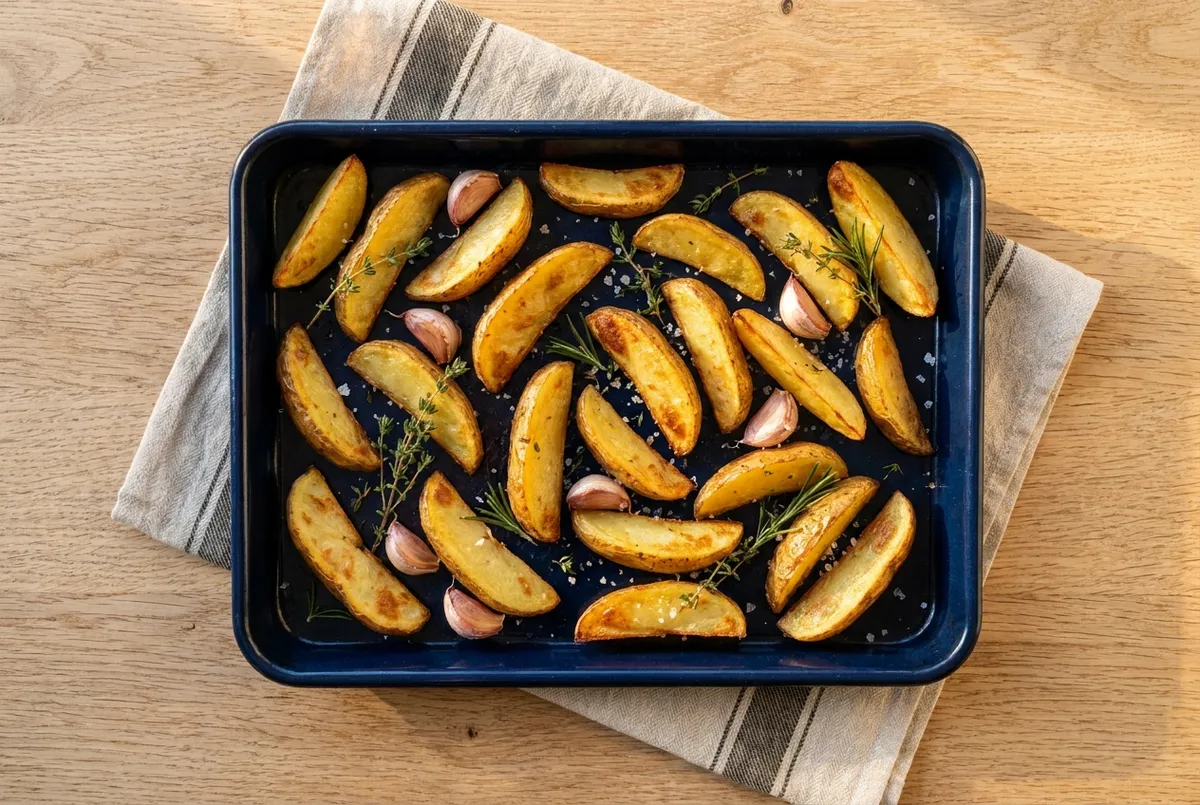 Pommes de terre au four croustillantes, temps de cuisson