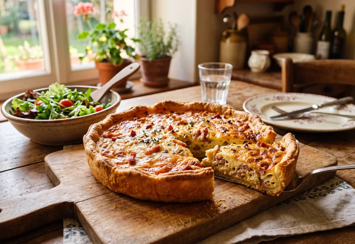 Recette de quiche Lorraine du chef