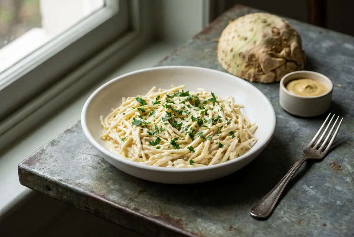 Céleri rémoulade, la recette et sa sauce maison