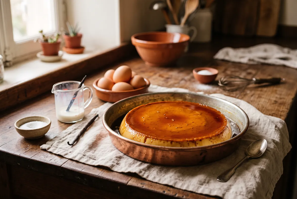 Recette de la crème caramel de nos grands-mères