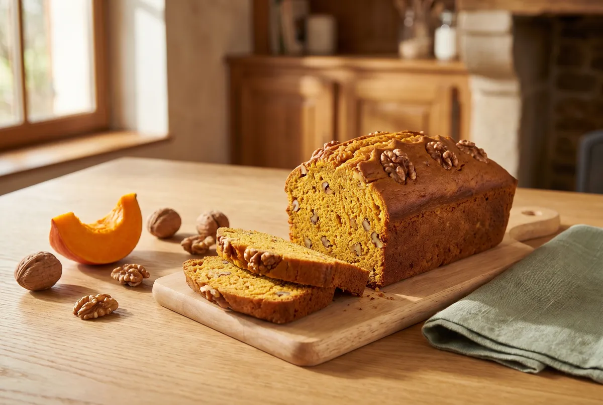 Cake au potiron et aux noix, la recette facile