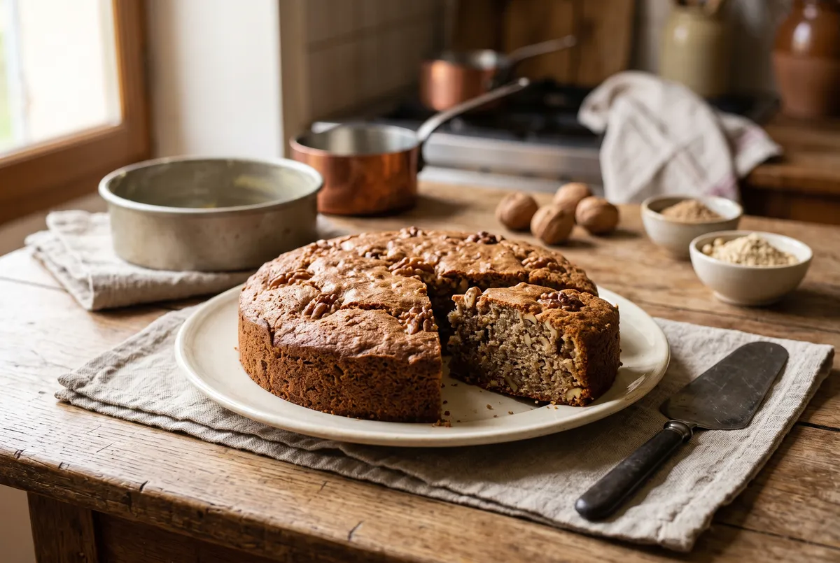 Gâteau aux noix : la recette de grand-mère