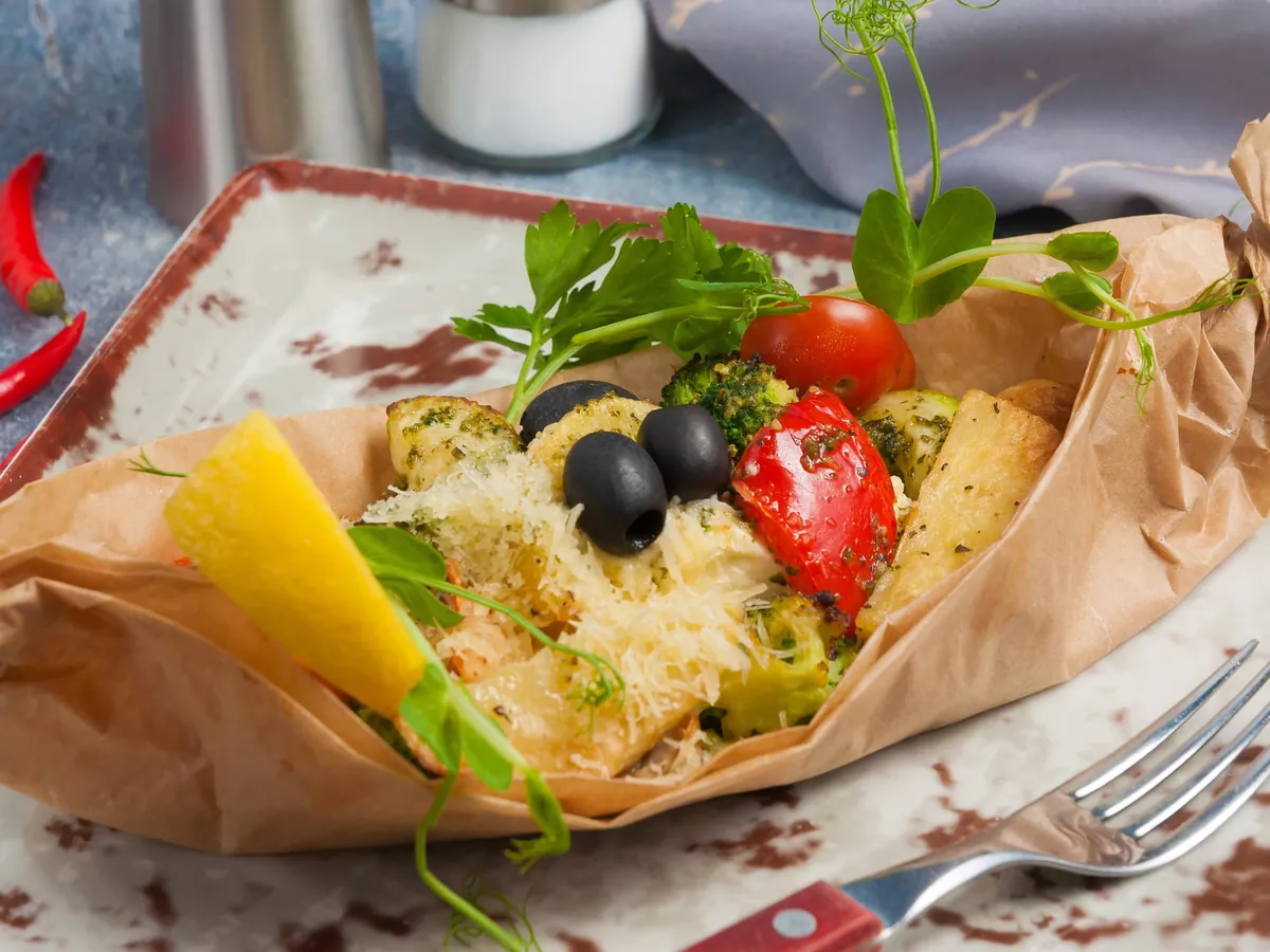 Recette de papillotes de légumes
