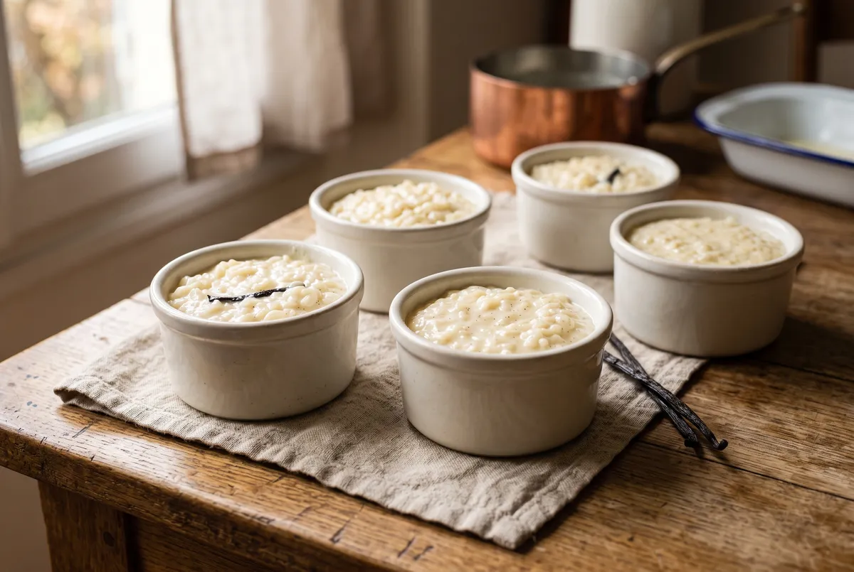 Recette du riz au lait à la vanille