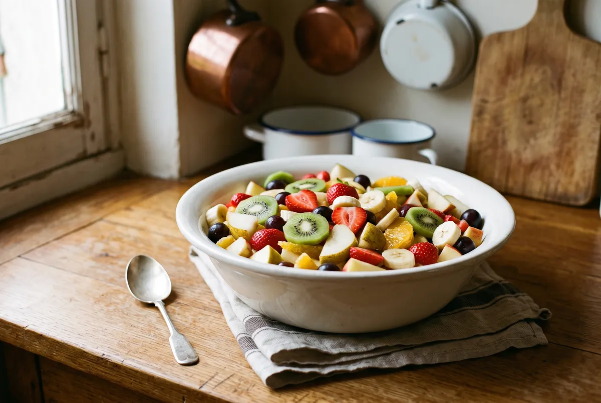 Salade de fruits : la recette au sirop de nos grands-mères