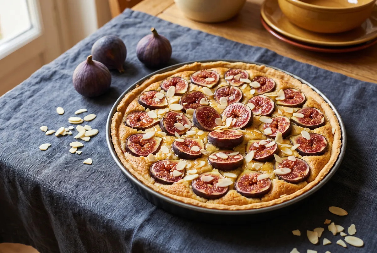 Tarte aux figues de ma grand-mère, à la crème d'amande