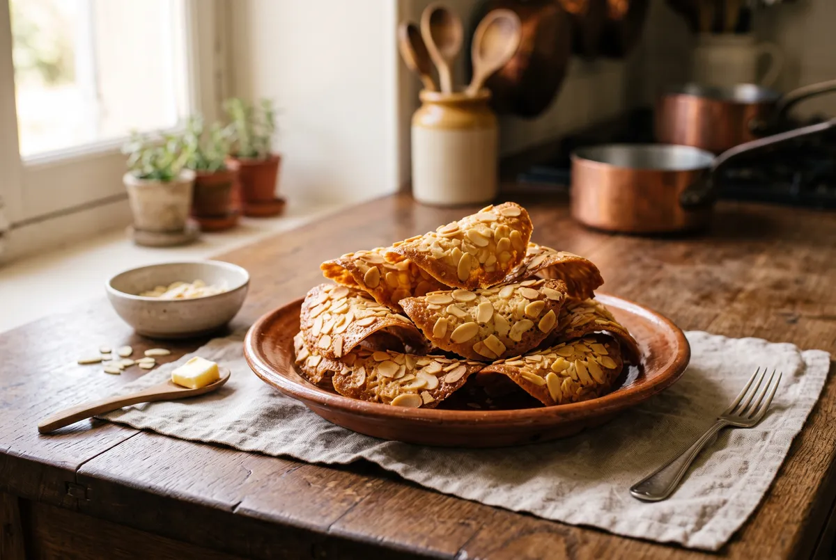 Tuiles aux amandes : la recette et le tour de main du galbe