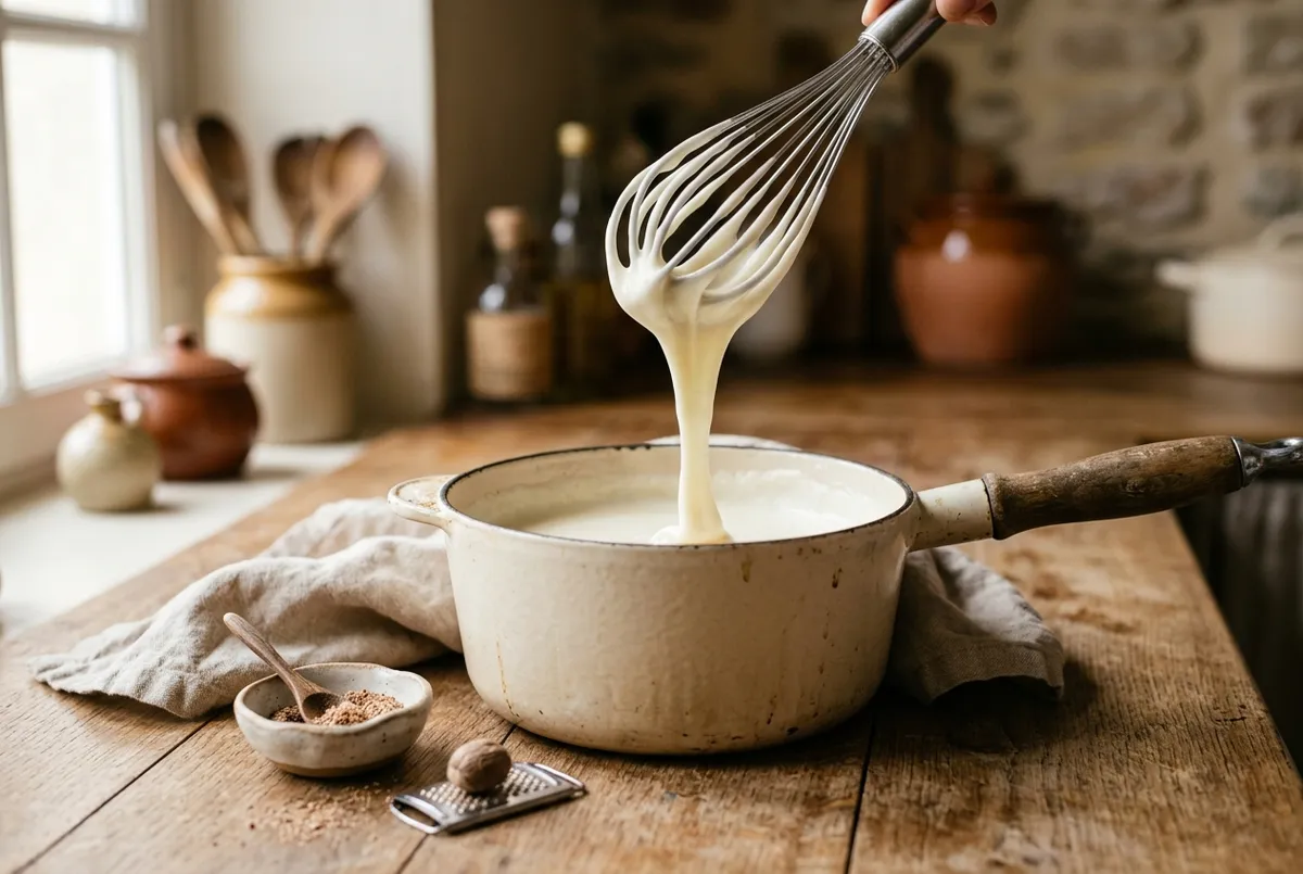 Sauce béchamel : la recette de grand-mère inratable