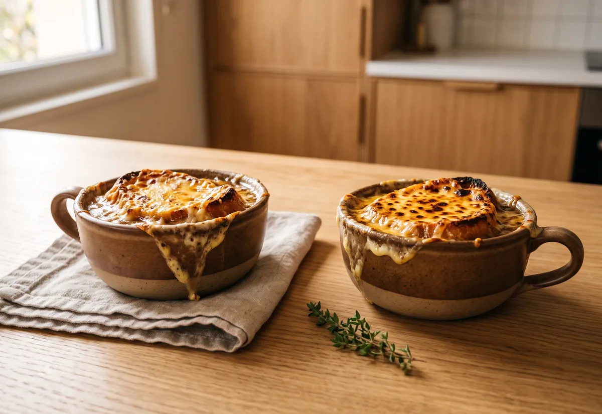 Soupe à l'oignon gratinée : la recette de grand-mère