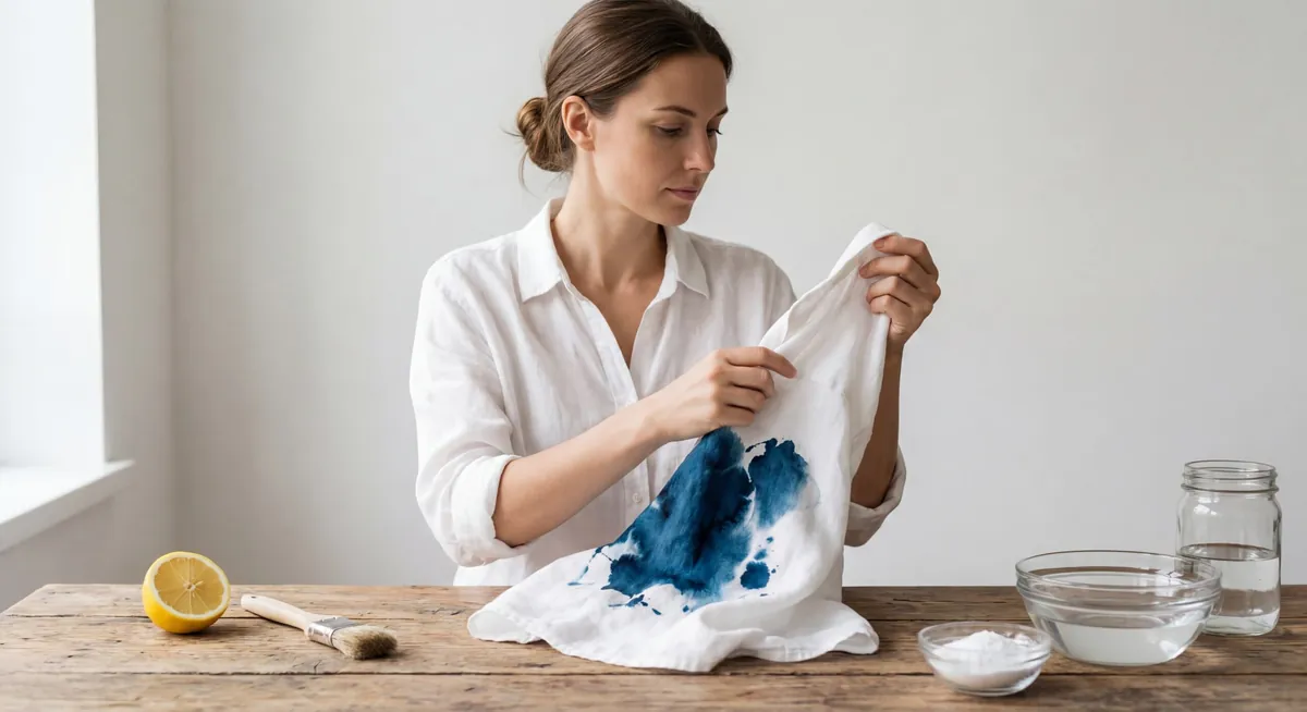 Enlever une tache d'encre sur un tissu
