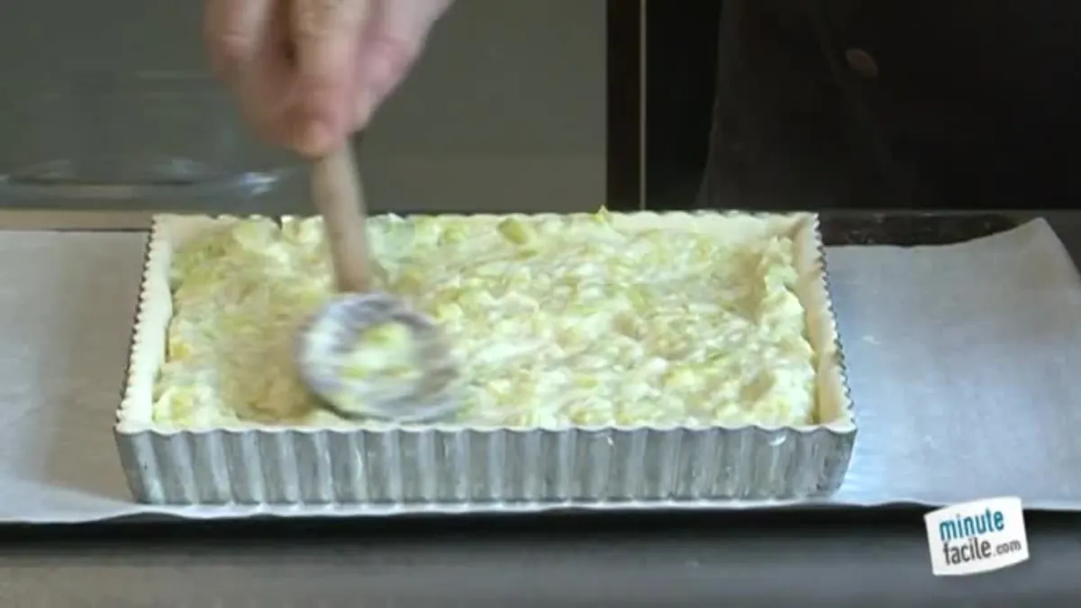 Recette de la tarte aux poireaux