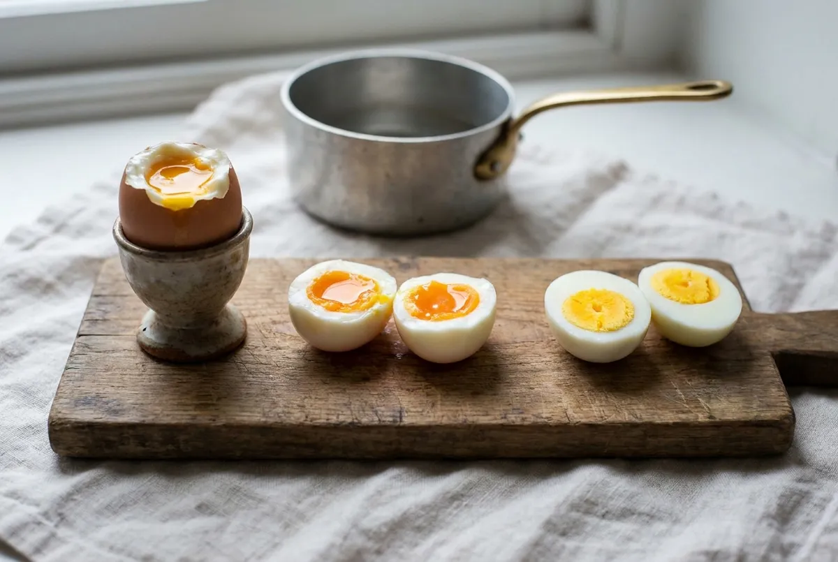 Temps de cuisson des œufs durs, mollets et à la coque