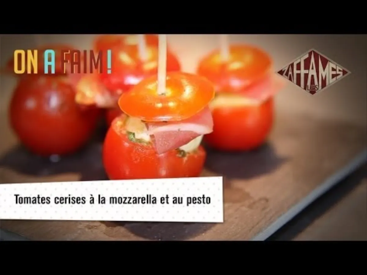 Tomates cerises farcies à la mozzarella