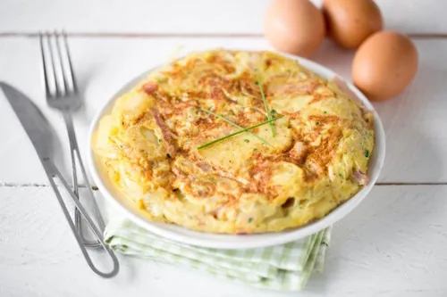 Recette : Tortilla au jambon de Paris