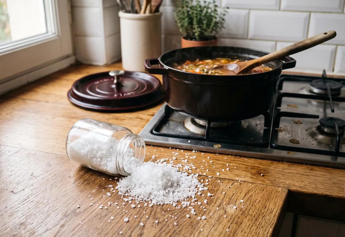 Trop de sel dans votre plat ?