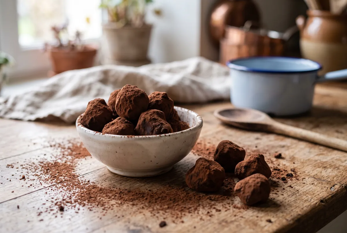 Truffes au chocolat maison : la recette de grand-mère