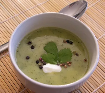 Velouté de courgettes au Kiri