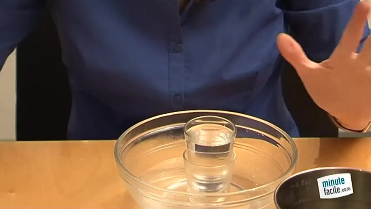 Astuce pour enlever des verres coincés ensemble